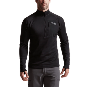 Sitka M's Core Midweight Zip-T - Solid Color
