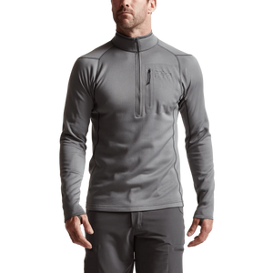 Sitka M's Core Midweight Zip-T - Solid Color