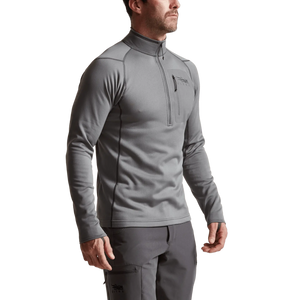 Sitka M's Core Midweight Zip-T - Solid Color