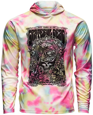 Simms M's Grateful Dead SolarTech Hoody - Limited Edition - Fountain Print