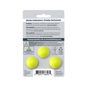 Oros Strike Indicator 3-Pack - Chartreuse