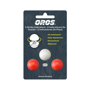 Oros Strike Indicator 3-Pack - Red/White