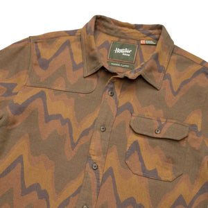Howler Brothers Harker's Flannel - Sediment Jacquard : Camel