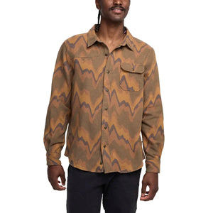 Howler Brothers Harker's Flannel - Sediment Jacquard : Camel