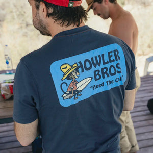 Howler Brothers El Monito Surfs Badge T-Shirt