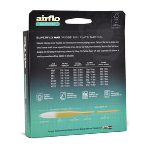 Airflo Superflo Max Ridge 2.0 Flats Tactical - 12ft Clear Tip