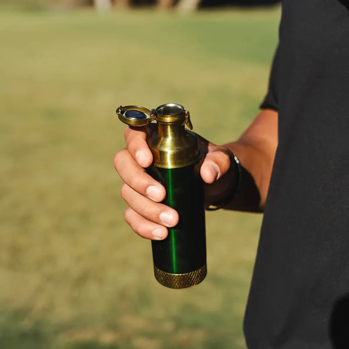 High Camp Flasks Torch Flask 9oz Flip Lid