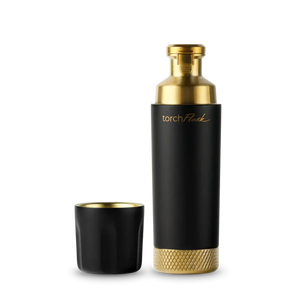 High Camp Flasks Torch Flask 9oz Flip Lid