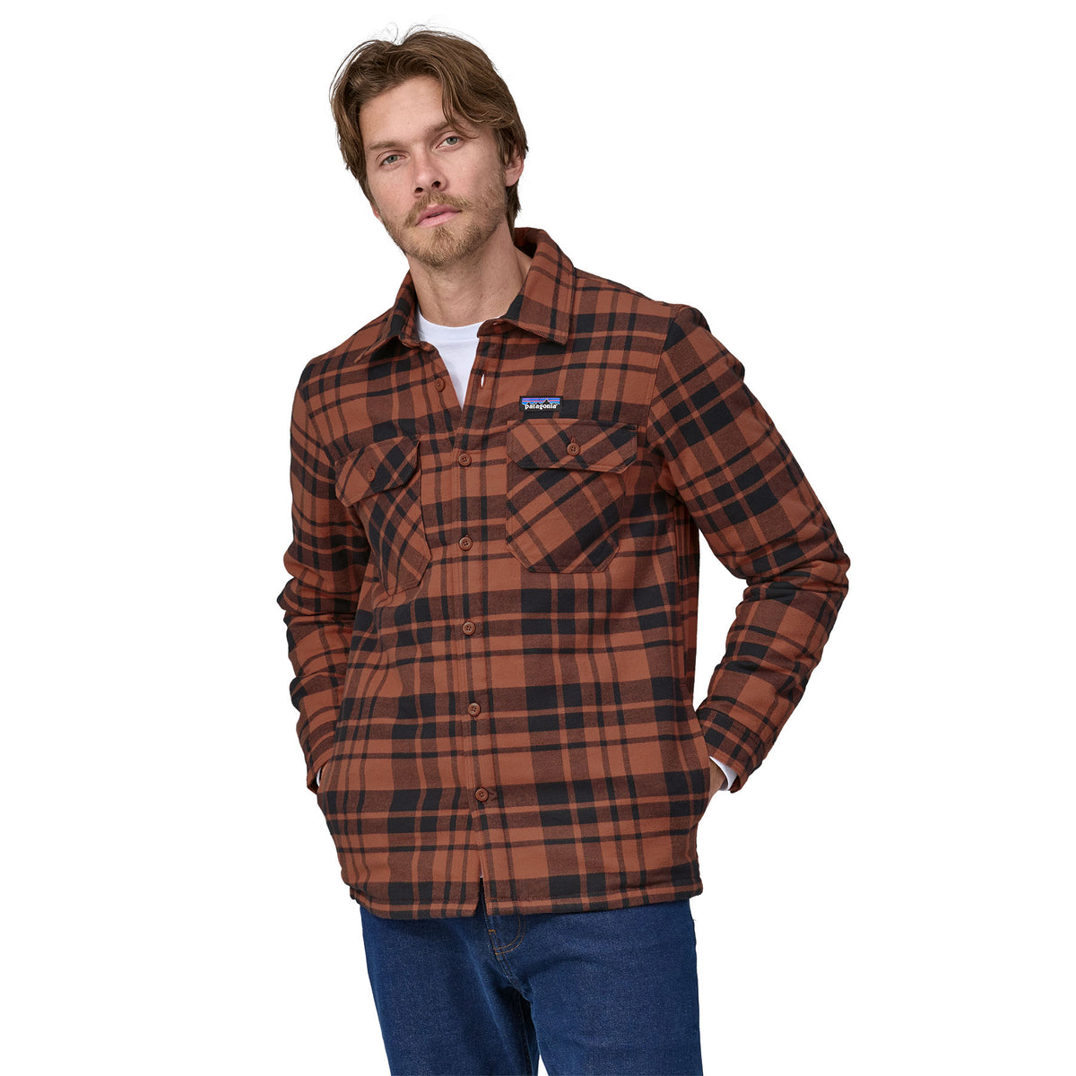 Patagonia M's Insulated Organic Cotton Midweight Fjord Flannel Shirt