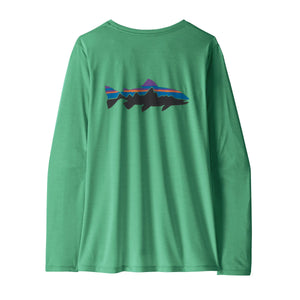 Patagonia W's L/S Capilene Cool Daily Shirt - Fitz Roy Trout