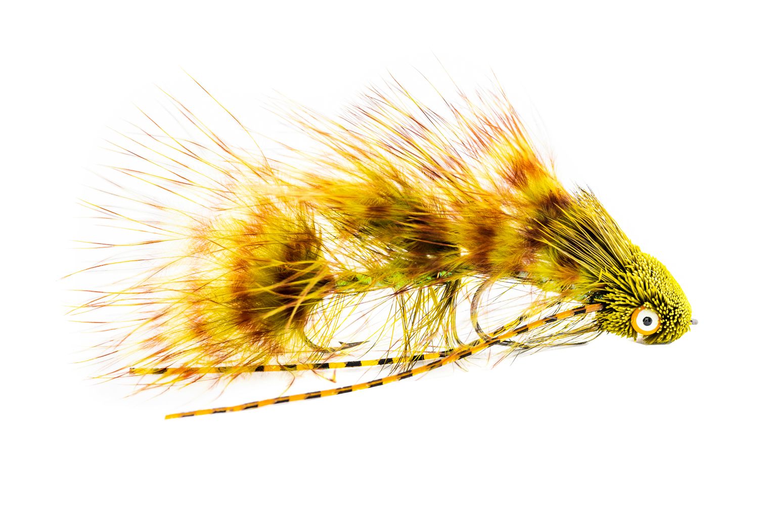 Montana Fly Company Galloup's Barred Mini Dungeon - Olive (3-Pack)