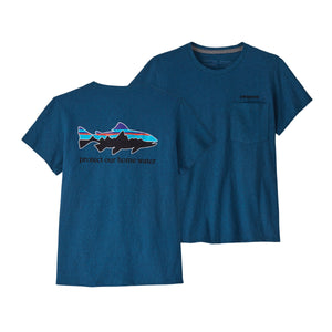 Patagonia W's Home Water Trout Pocket Responsibili-Tee
