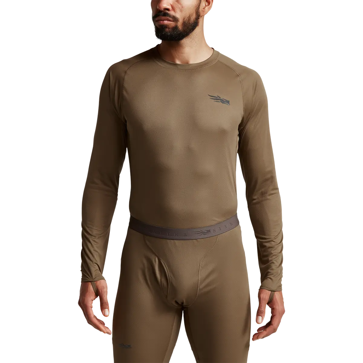 Sitka Core Lightweight Crew LS - Solid