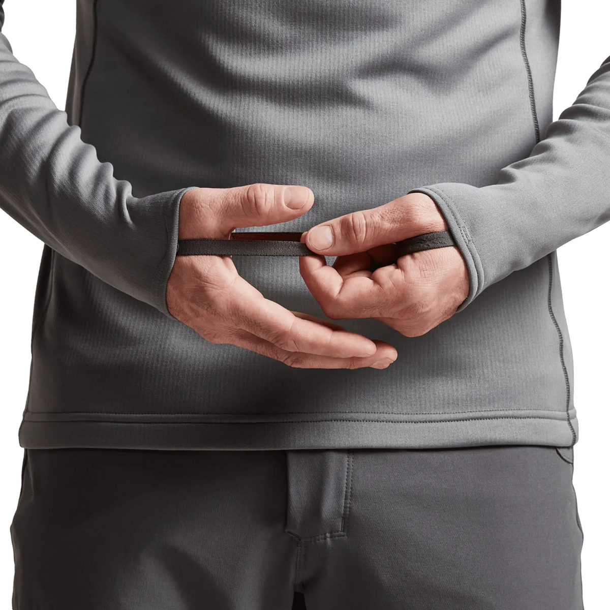 Sitka M's Core Midweight Zip-T - Solid Color