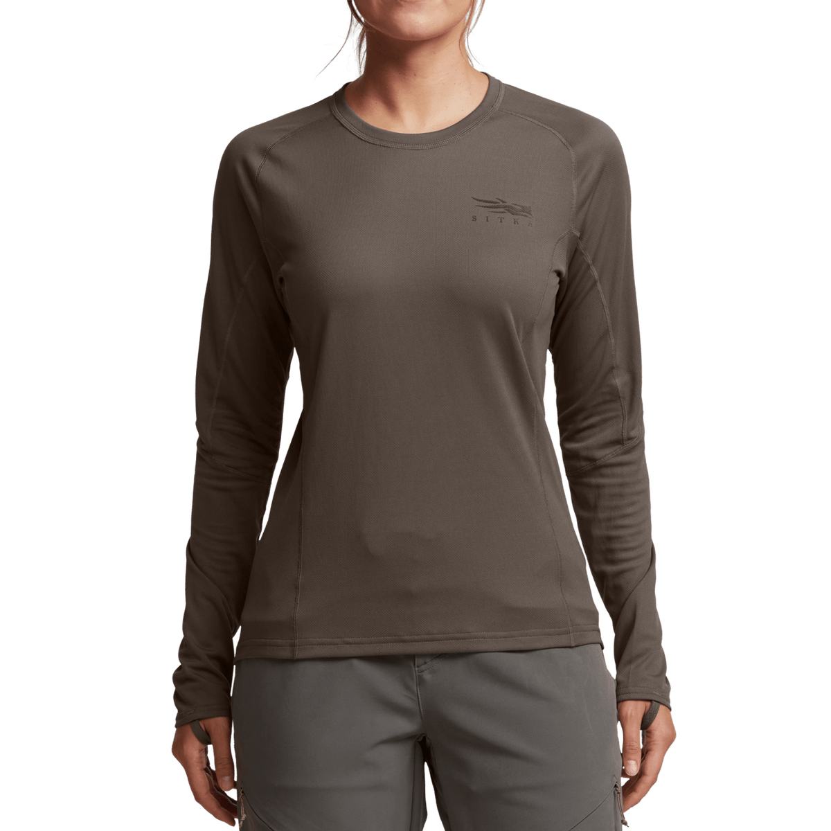Sitka Womens Core Lightweight Crew LS - Solid