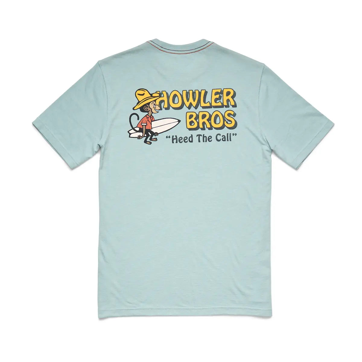 Howler Brothers Blended T-Shirt - El Monito Surfs - Riviera Blue