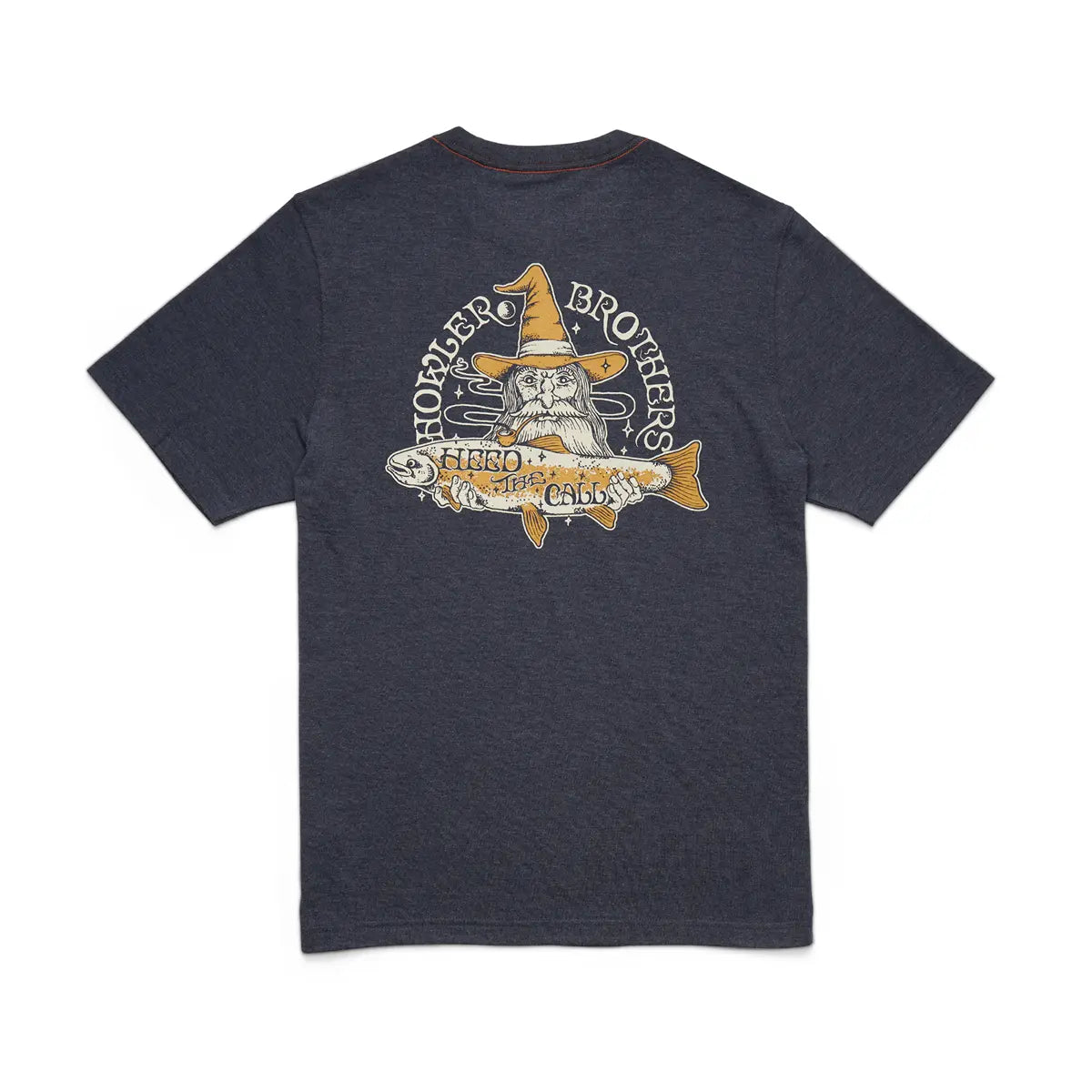 Howler Brothers Blended T-Shirt - River Wizard - Navy Heather