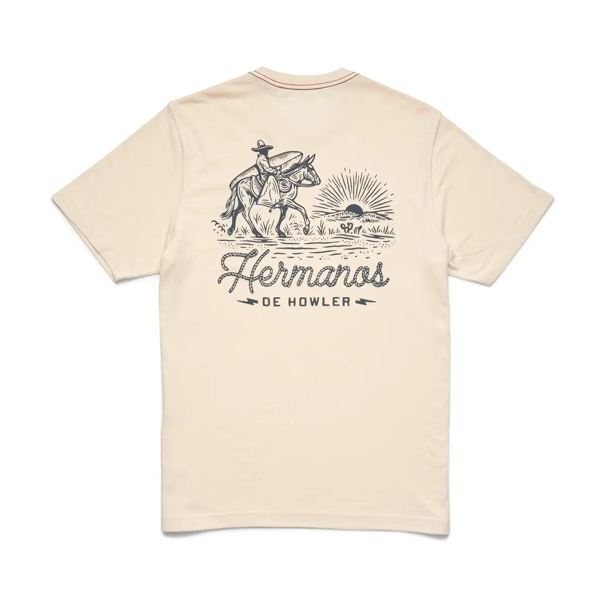 Howler Brothers Blended T-Shirt - Sunset Rider - Natural