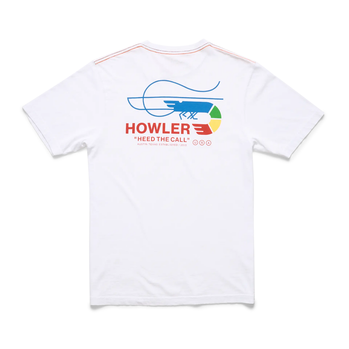 Howler Brothers Cotton T - Skrimp : Vintage White
