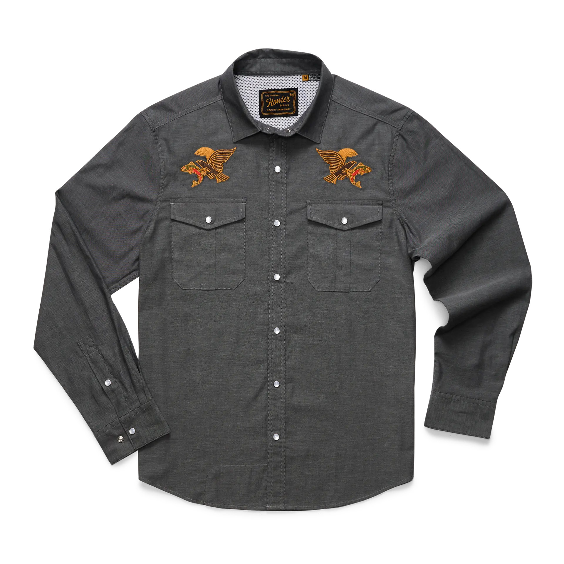 Chemise Howler Bros homme moyen à carreaux Aransas boutonnée Chemise Howler Bros homme moyen à carreaux Aransas boutonnée