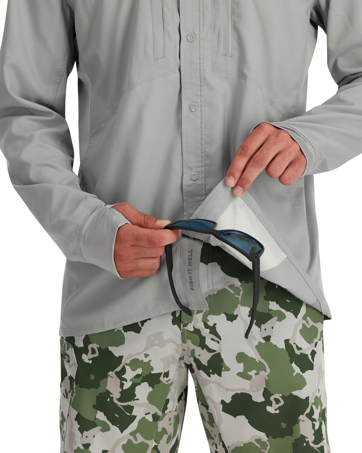 Simms M's Intruder Bicomp LS Shirt