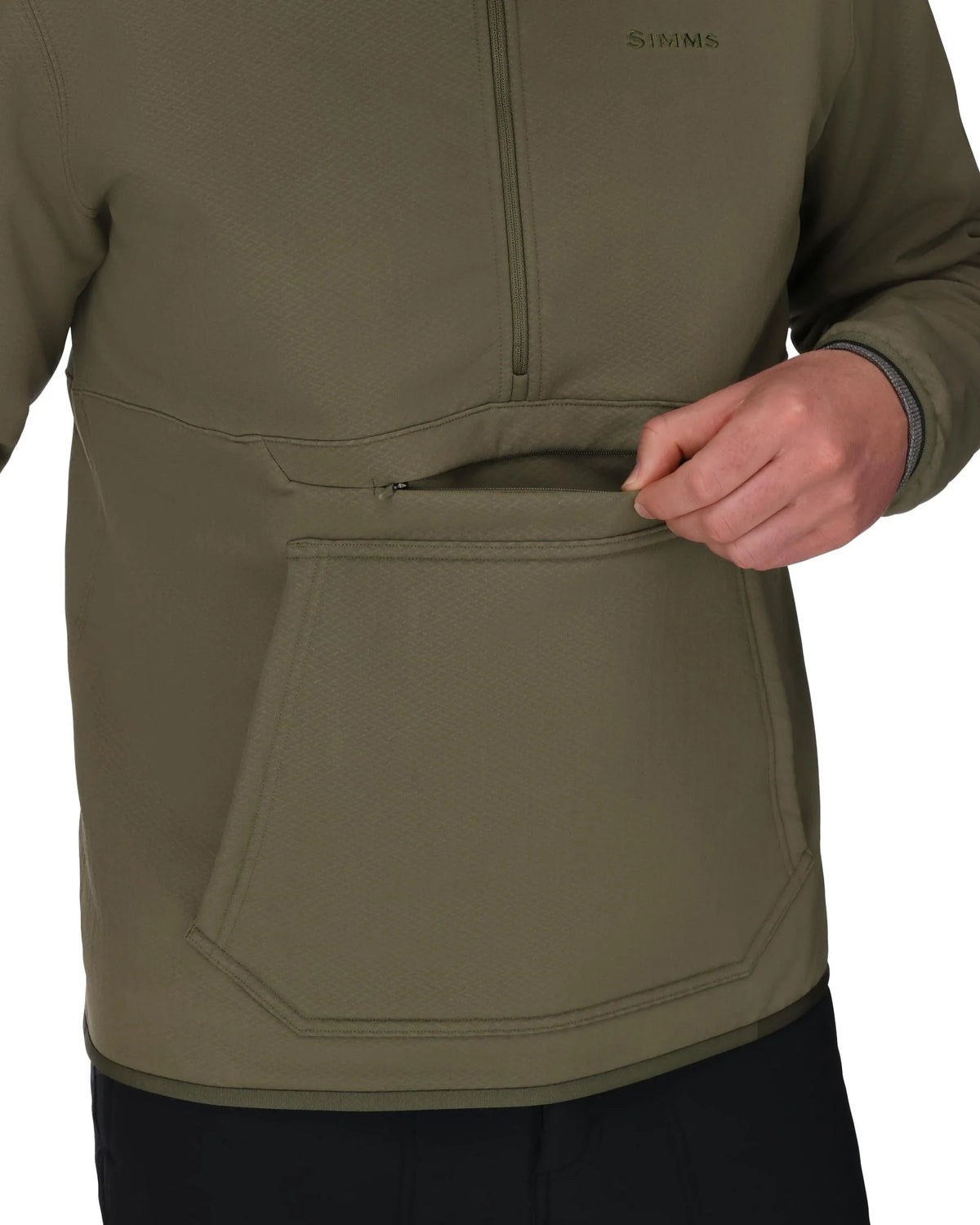 Simms M's Strata 330 Half-Zip Hoody