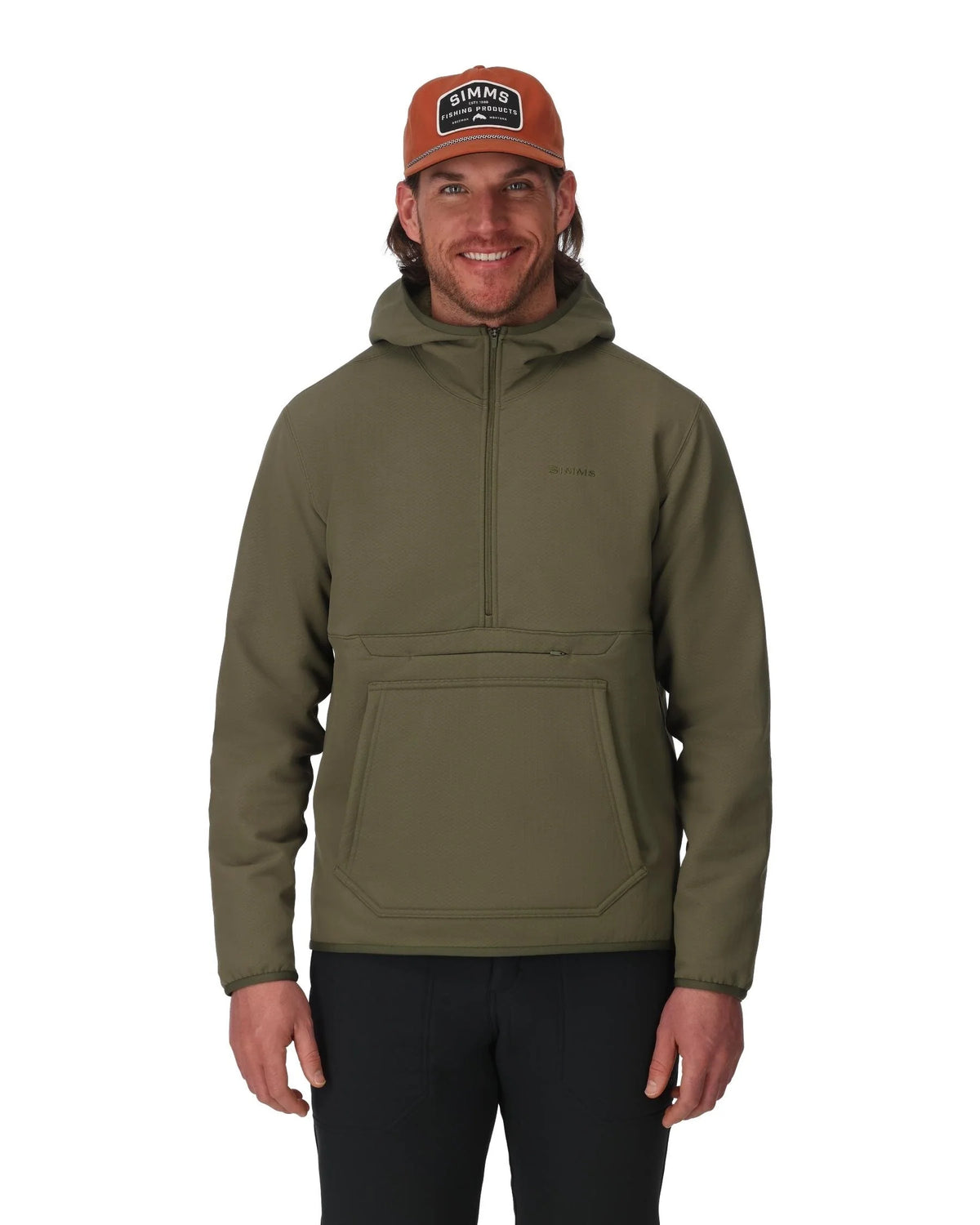 Simms M's Strata 330 Half-Zip Hoody