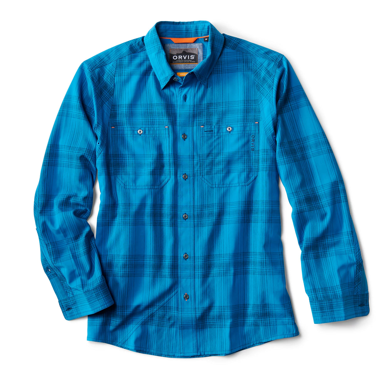 Orvis M's Tech Chambray Long-Sleeve Work Shirt