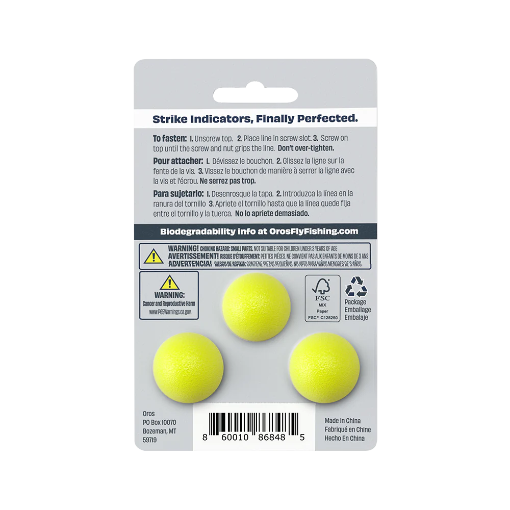 Oros Strike Indicator 3-Pack - Chartreuse