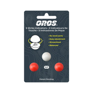 Oros Strike Indicator 3-Pack - Red/White
