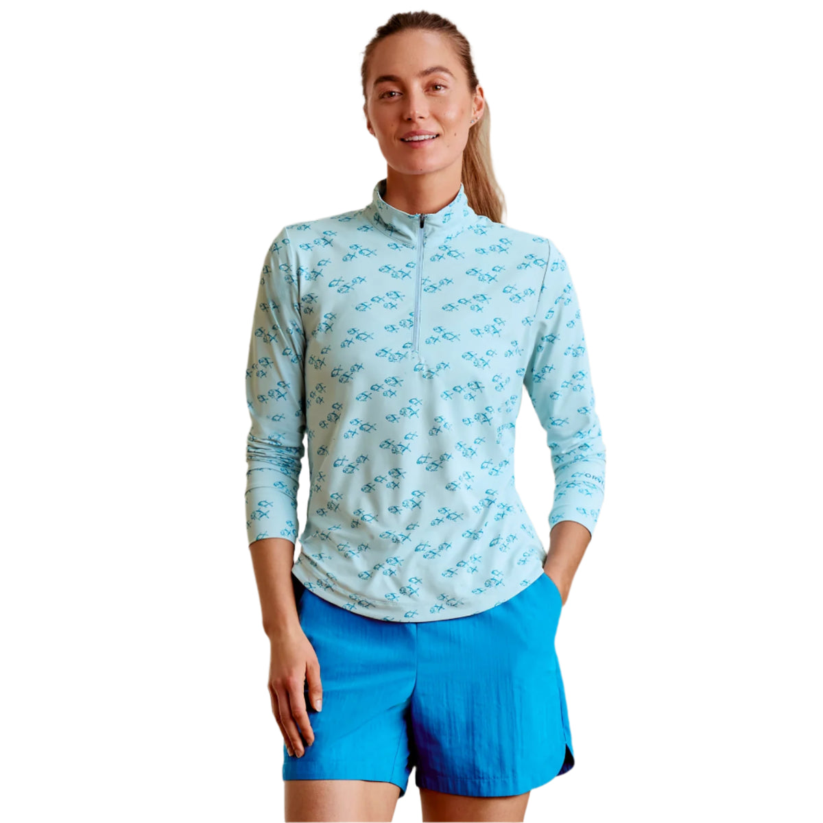Orvis W's Sun Defense 1/4-Zip