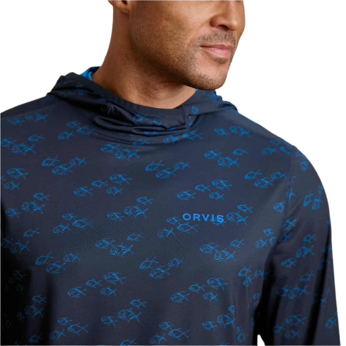 Orvis M's Sun Defense Printed Hoodie