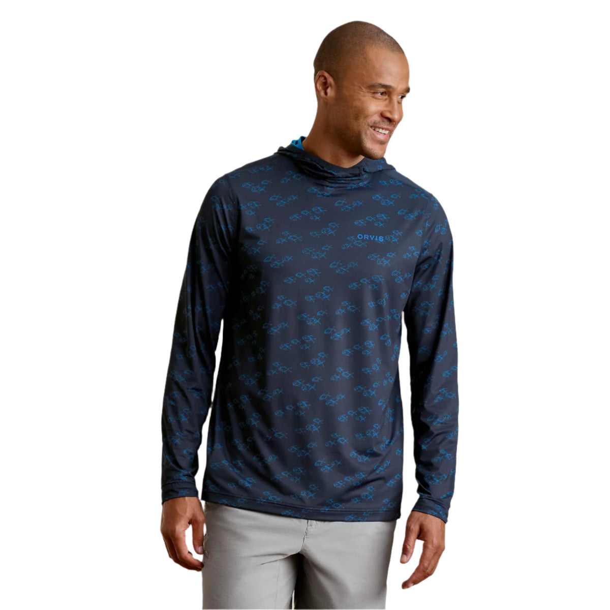 Orvis M's Sun Defense Printed Hoodie