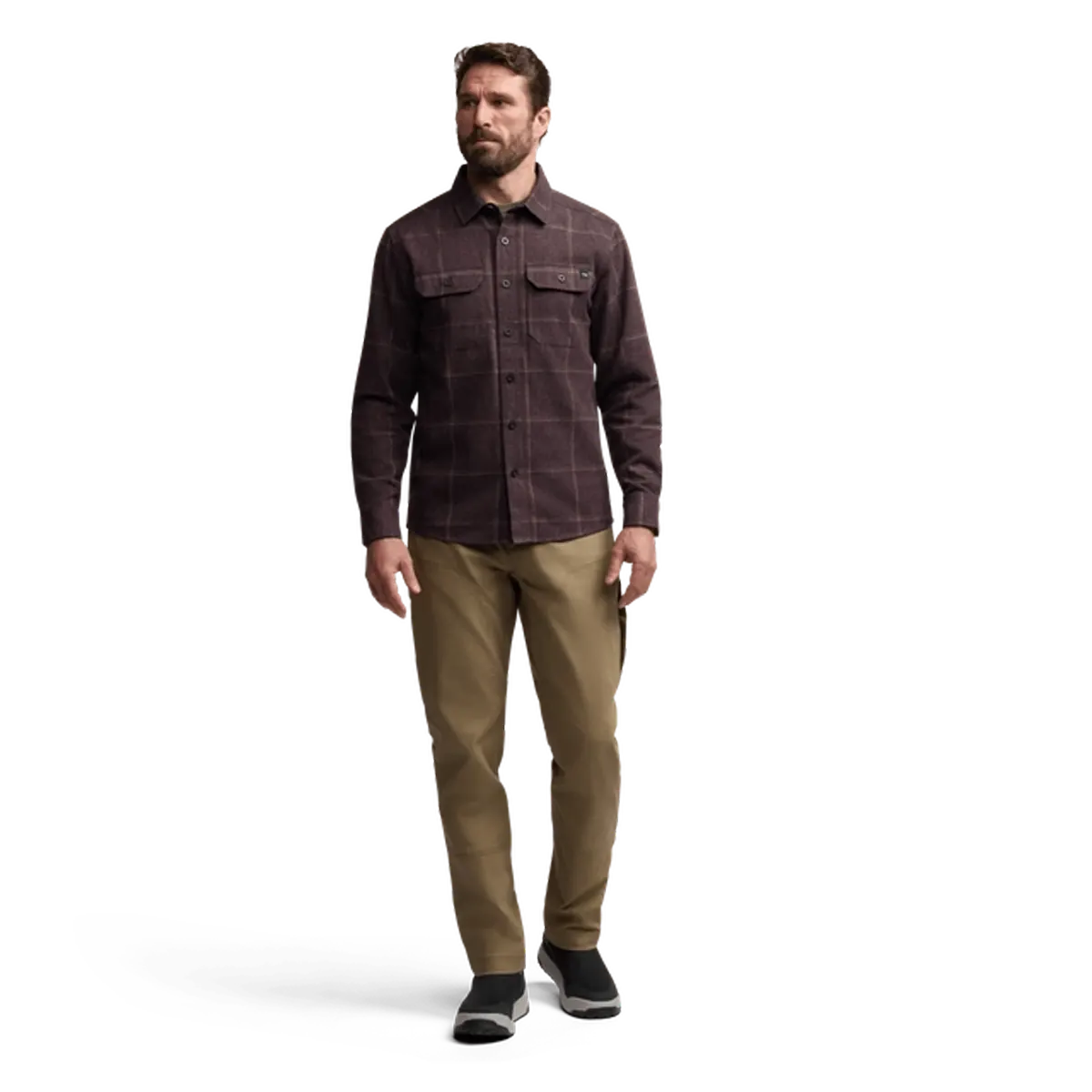 Sitka M's Hardwood Heavy Weight Flannel - DQ