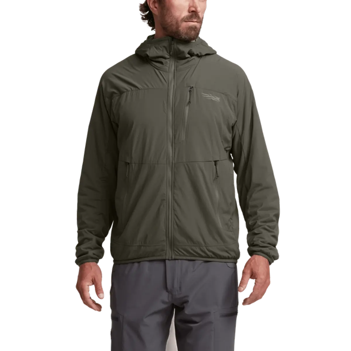 Sitka M's Ambient 100 Hooded Jacket - Solid Colors