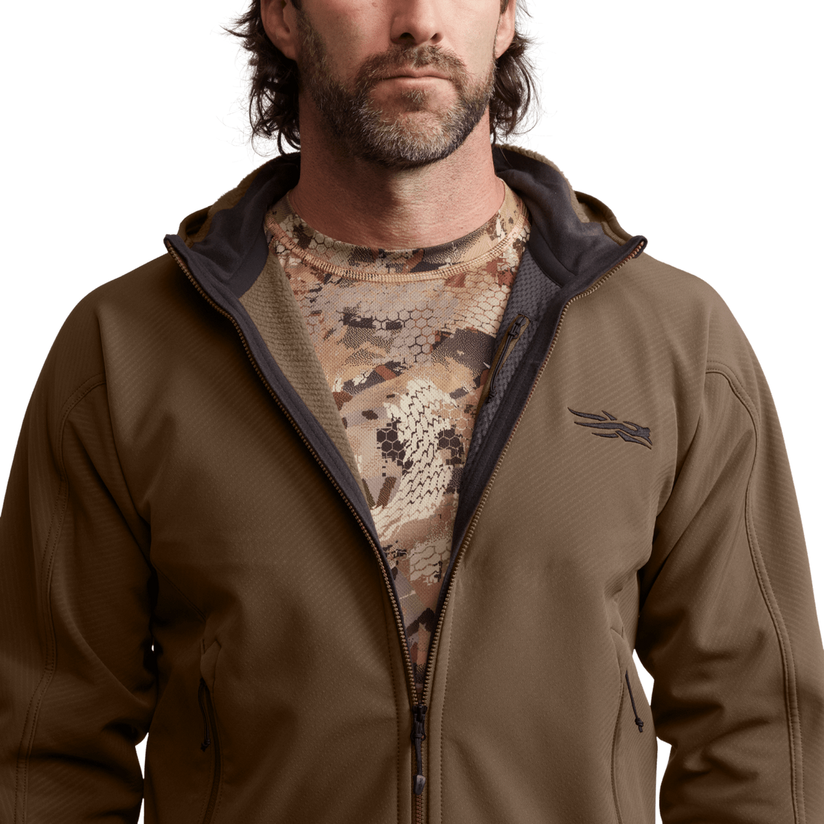 Sitka M's Alpha Fleece Hooded Jacket