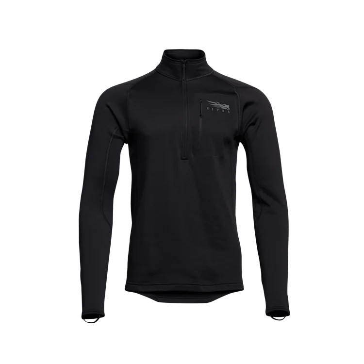 Sitka M's Core Midweight Zip-T - Solid Color
