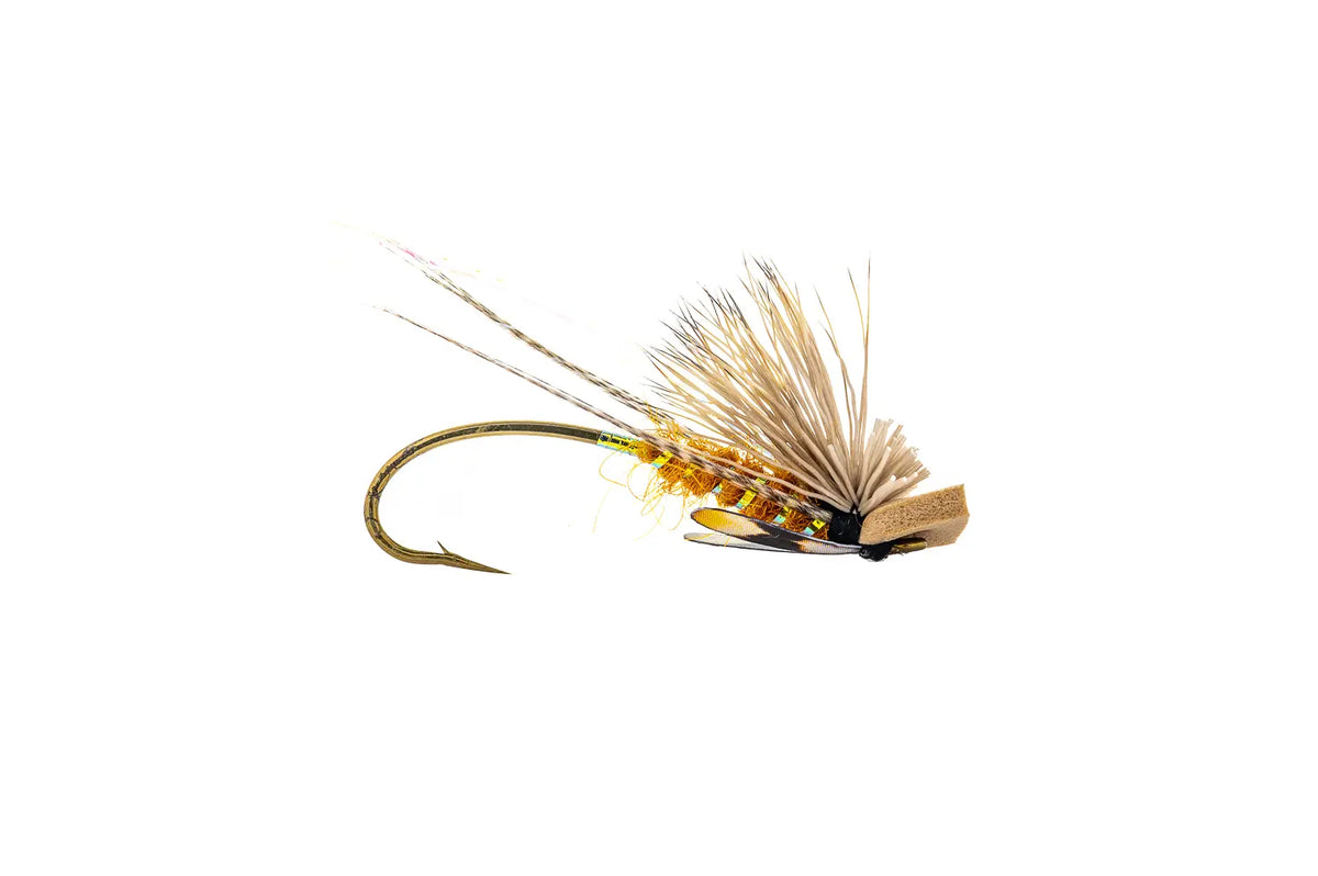 Aqua Flies Brett's Klamath Skater - October Caddis (3-Pack)