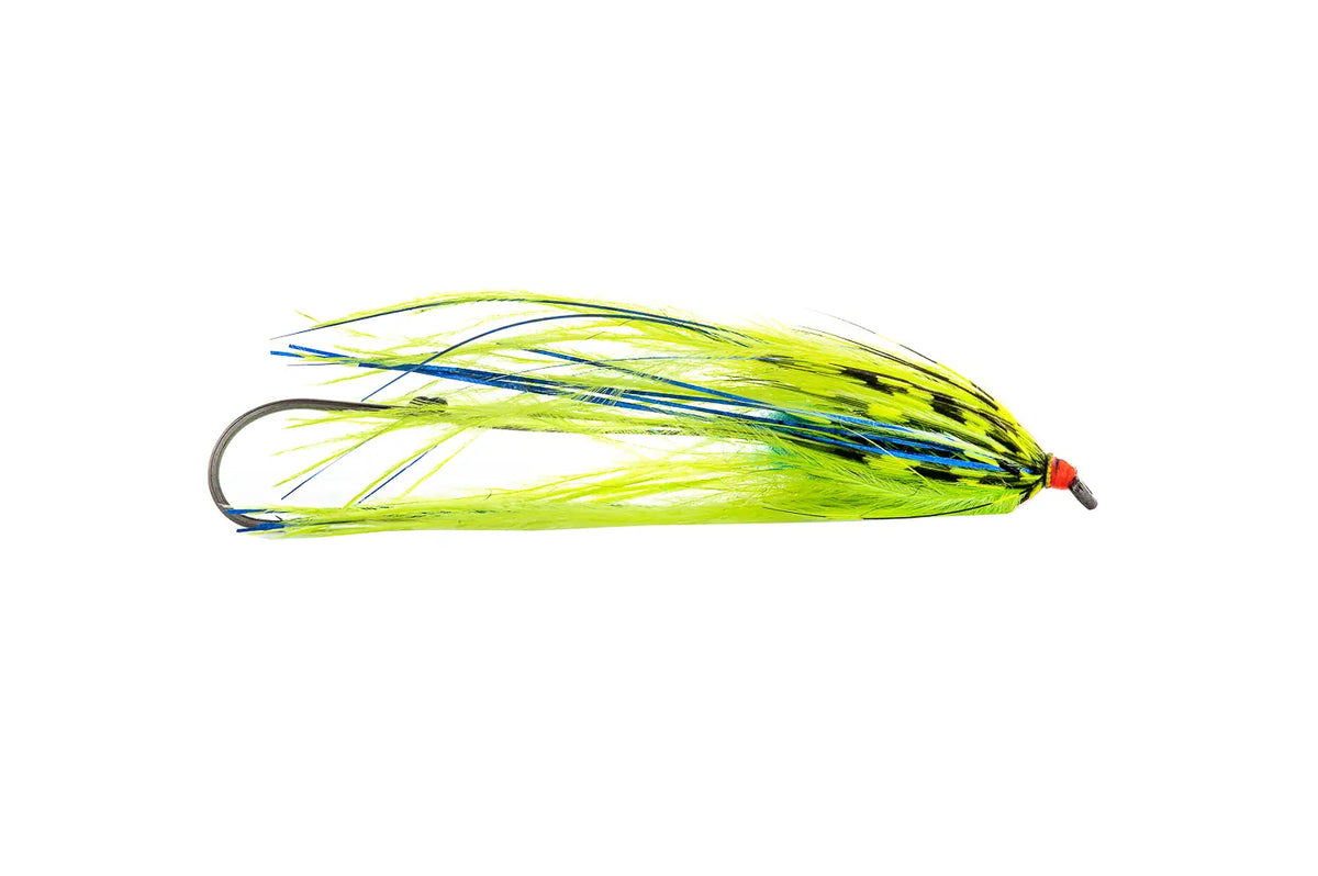 Aqua Flies Fish Taco - Chartreuse (3-Pack)