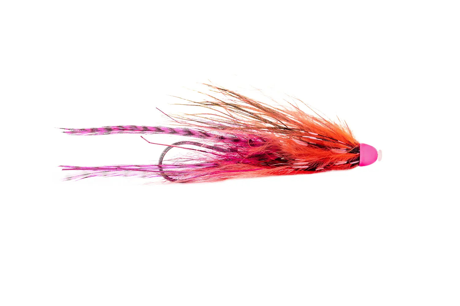 Aqua Flies Hartwick's Cone Wiggler - Pink / Pink (3-Pack)