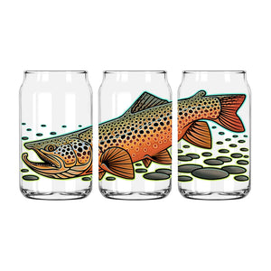 Casey Underwood Brown Trout Glass