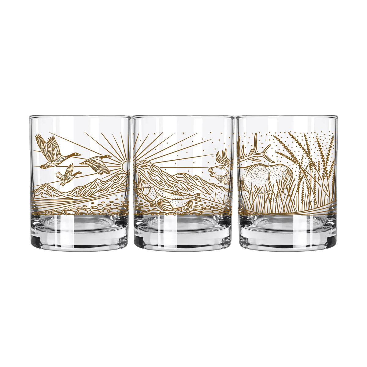 Casey Underwood The "Elk and Trout" Tumbler