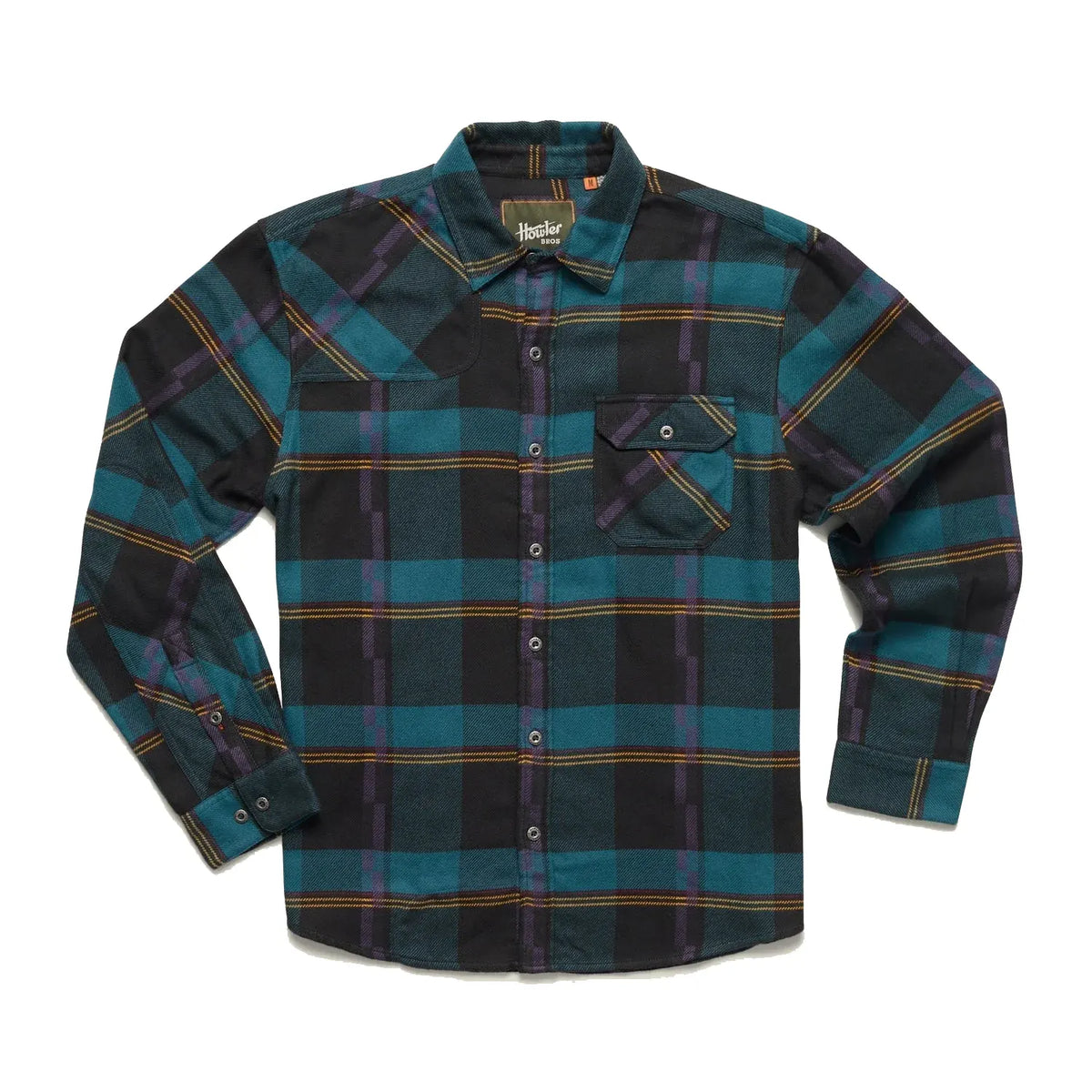 Howler Brothers Harker's Flannel - Backdrop Plaid : Phantom Blue