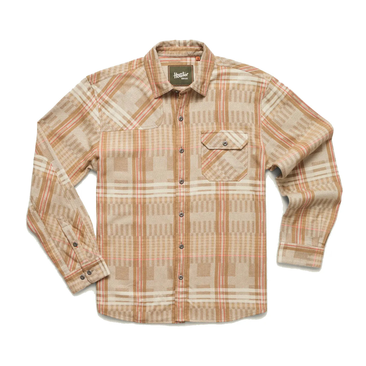Howler Brothers Harker's Flannel - Conor Plaid : Natural