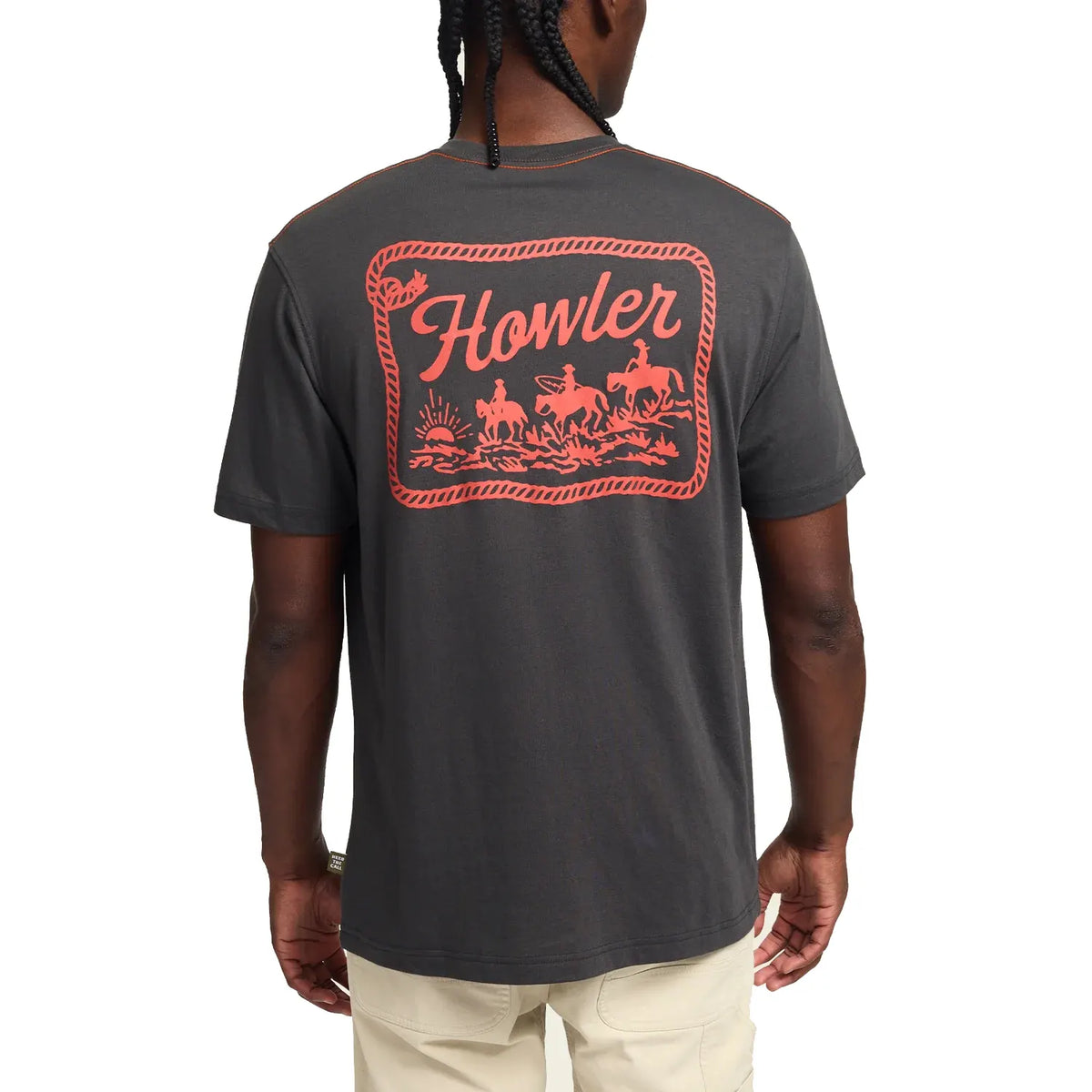 Howler Brothers Blended T-Shirt - Howler Posse:  Antique Black