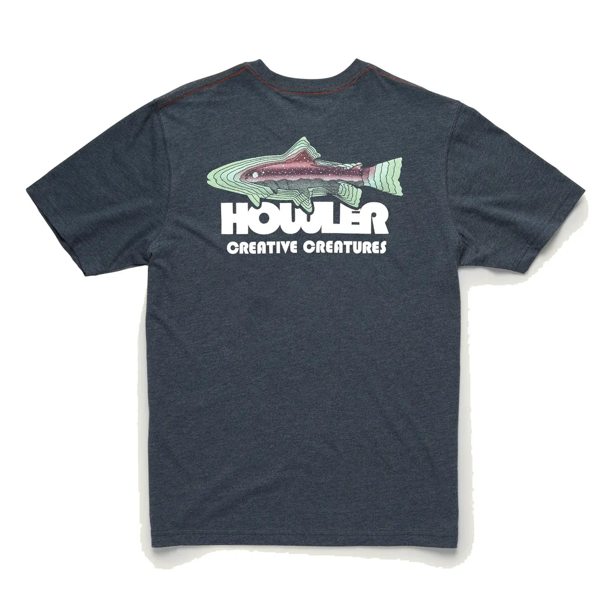 Howler Brothers Blended Pocket T-Shirt - Trucha : Charcoal