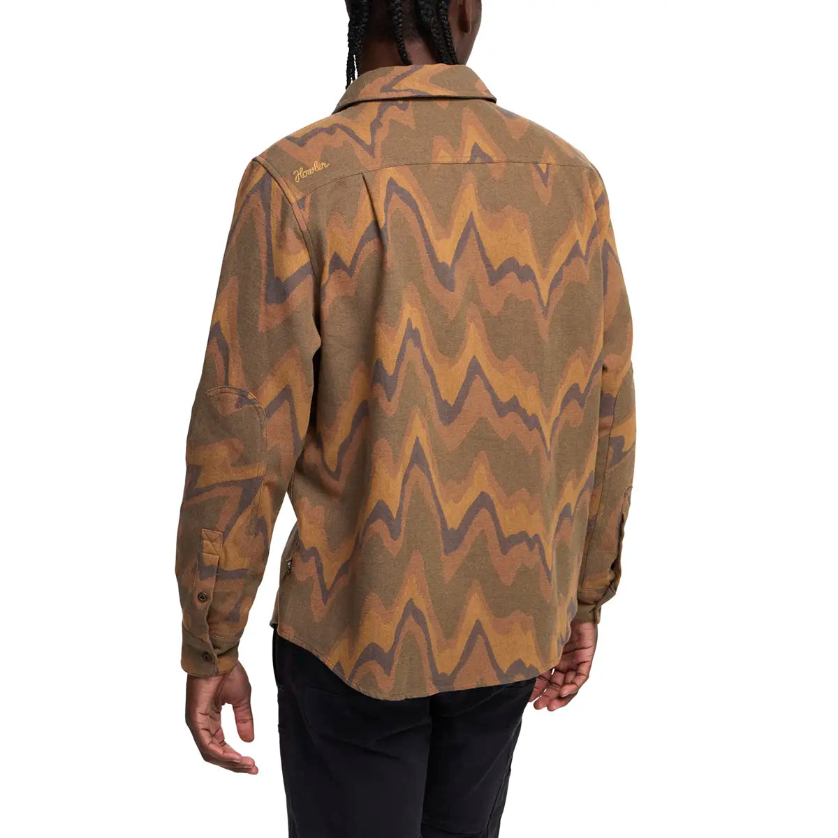 Howler Brothers Harker's Flannel -  Sediment Jacquard : Camel