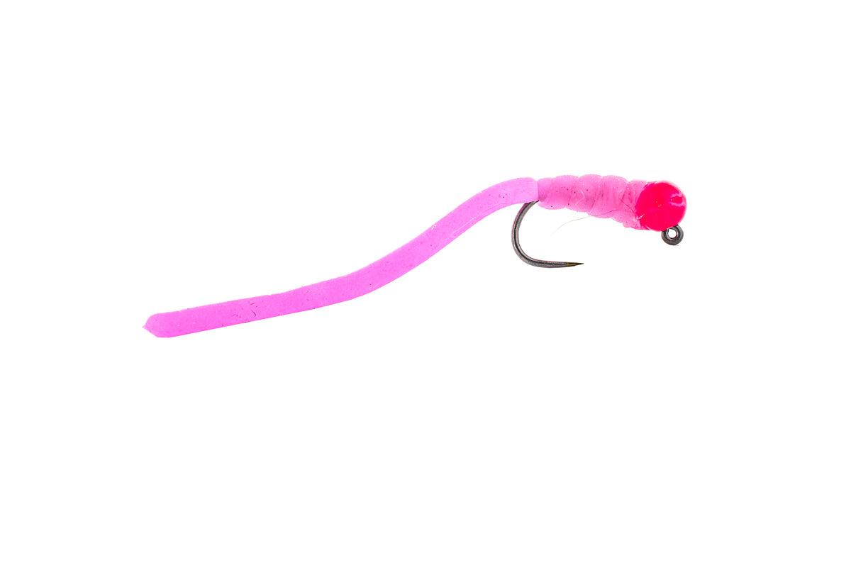 Fulling Mill Squirminator Hot Head Jig - Pink (3-Pack)