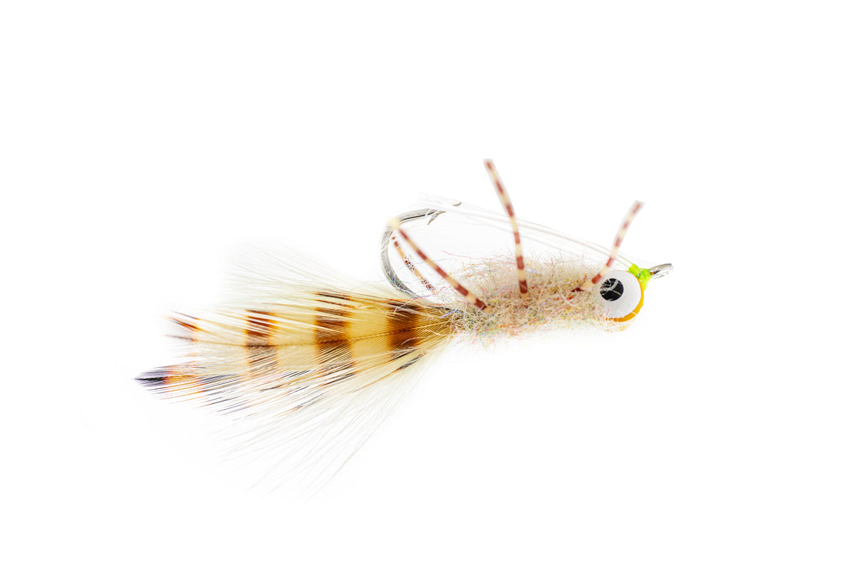 Montana Fly Company Crab Rangoon - Natural/Yellow Eyes (3-Pack)