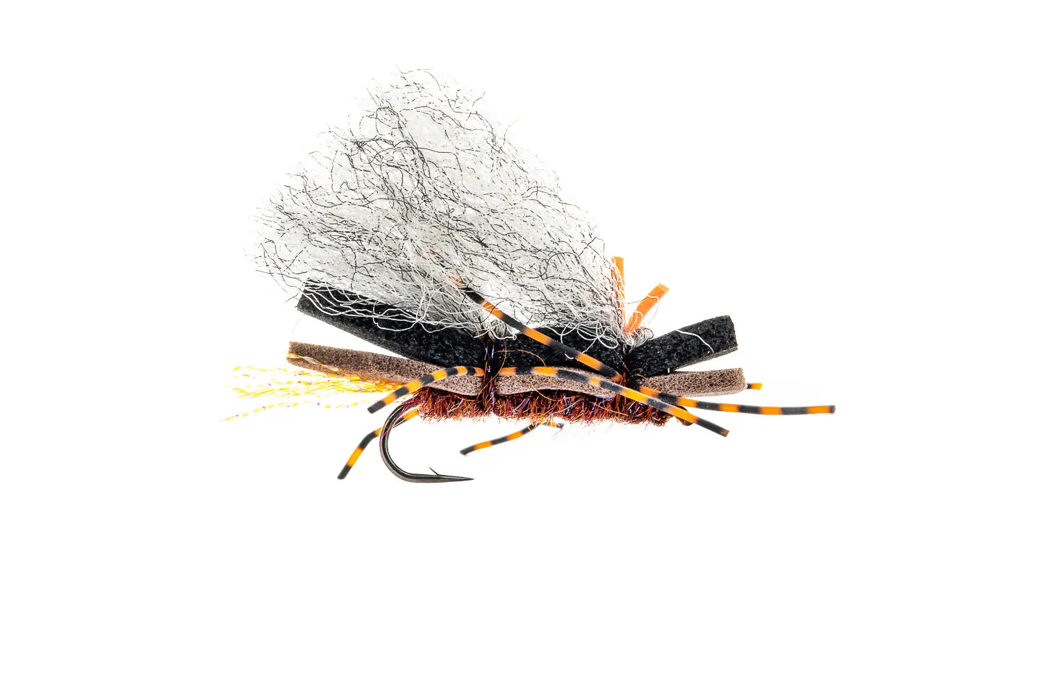 Montana Fly Company Double Stack Chubby Chernobyl - Brown / Salmonfly (3-Pack)
